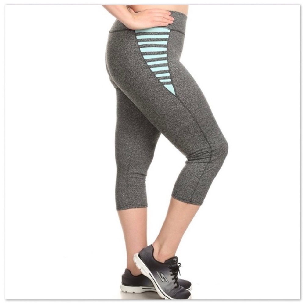 ⭐️Plus Sizes!⭐️ Active Workout Capri Leggings